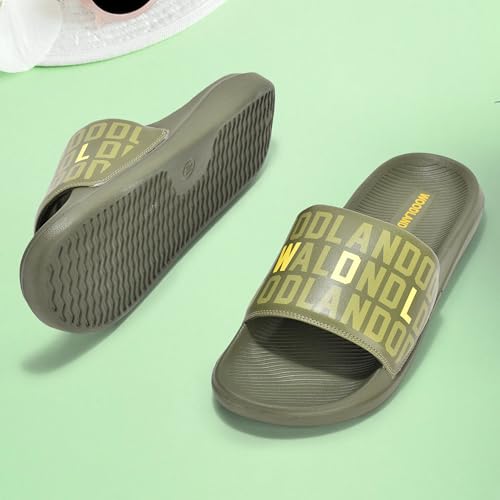 Image of Woodland Men's Black Eva Slides-UK-5 (EURO 39)