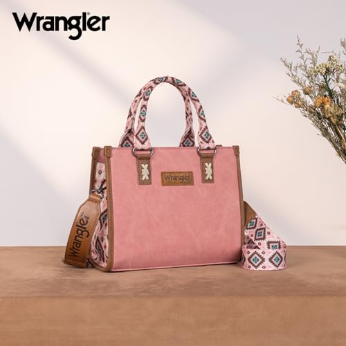 Image of Montana West Wrangler Tote Bag for Women Aztec Western Retro Purse Top Handle Handbags