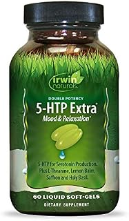 Irwin Naturals Double Potency 5-HTP Extra Mood & Relaxation for Seratonin Production