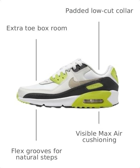 Image of Nike Kid's Air Max 90 LTR Sneaker