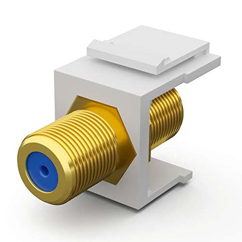 HB-DIGITAL Keystone Módulo con conector F hembra dorado |