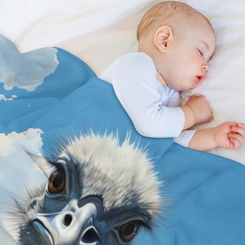 Manta de avestruz térmica para combatir el frío en la cama o sofá de niños y adultos 4