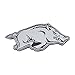 FANMATS NCAA University of Arkansas Razorbacks Chrome Team Emblem