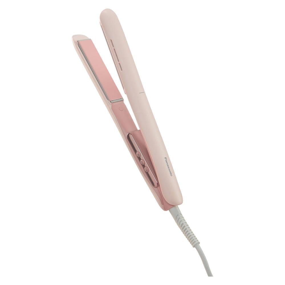 Panasonic EH-HV31-P503 Styler Ionico 2-in-1, Piastra e Arricciacapelli, 5 Temperature fino a 210°C, Piastre 3D, Blocco Viaggio, Tensione Automatica, Rosa Fragola
