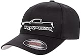 2010-14 Ford SVT Raptor F150 Truck Outline Design Flexfit 6277 Athletic Baseball Fitted Hat Cap Black S/M