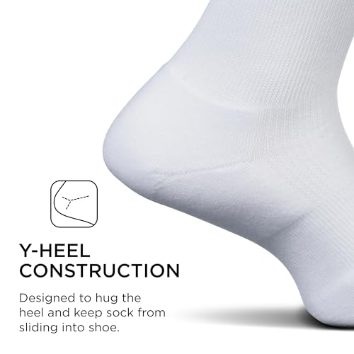 Feetures Therapeutic Max Cushion Crew Sock - Non-Binding Diabetic Socks - (1 Pair)2
