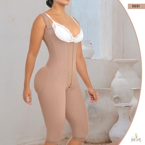 Image of MELIBELT 3031 Fajas Colombianas Moldeadoras 7 Varillas Shapewear Tummy Control for Women Abdominal Double Reinforcement