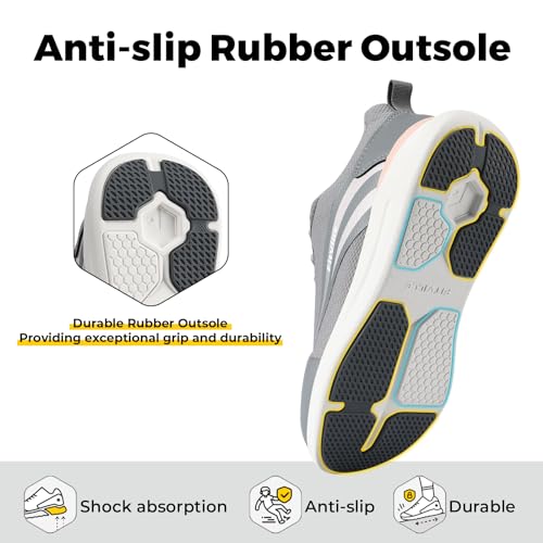 FitVille Wide Width Sneakers for Women Extra Wide Cross Training Shoes Athletic Shoes Workout Gym Shoes with Arch Support4