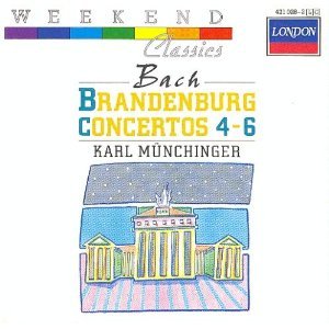 Brandenburg Concerti 4-6 [Audio CD] Bach, J.S.; Munchinger and Sco