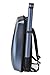 GEWA Space Bag Blue with Bow Case - Violin Case/Backpack for 4/4 - 3/4 Violins - Polycarbonate Outer Cover - Ergonomic Back - Accessory Compartments