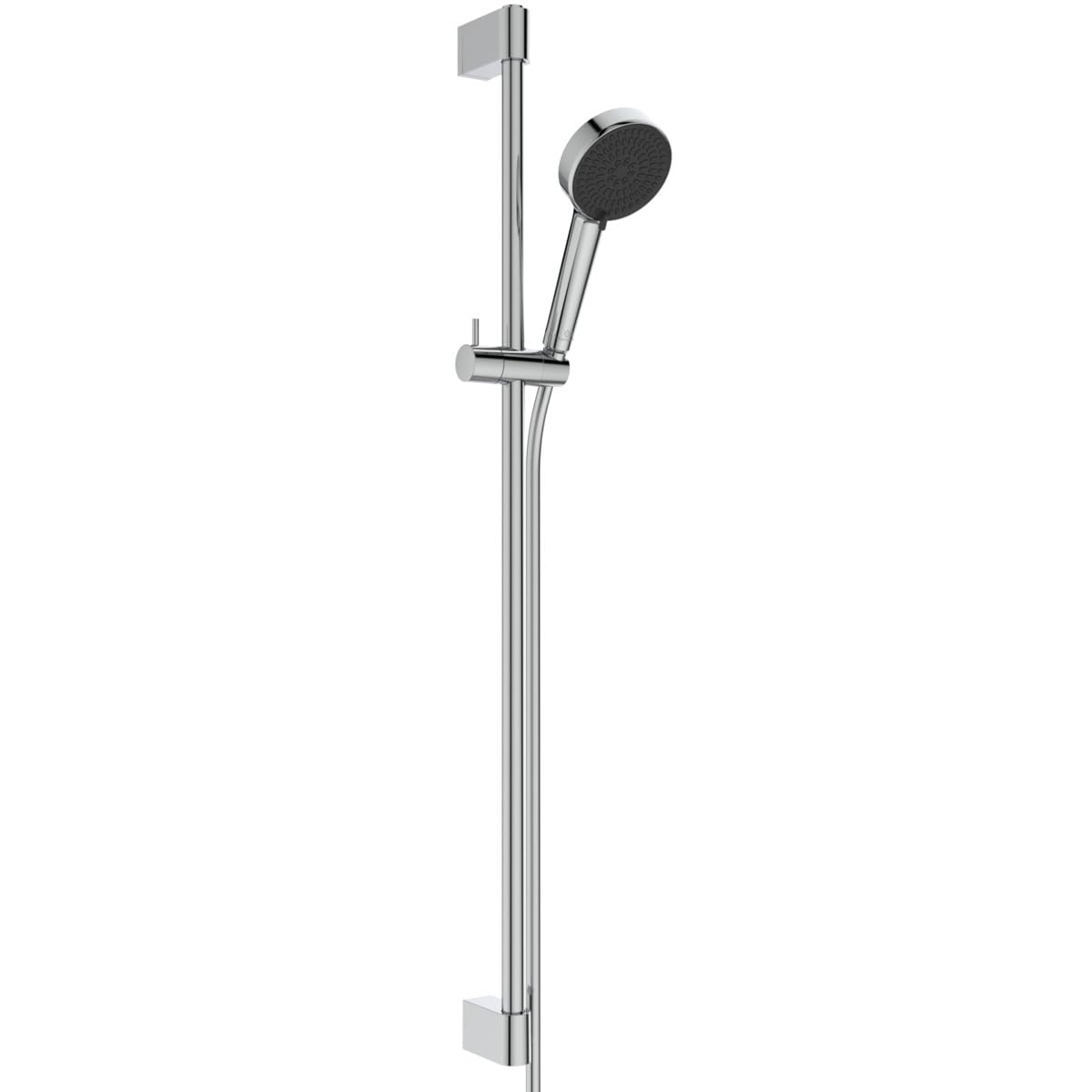 Ideal Standard Idealrain Juego de ducha de 944 mm, ducha BD580AA – Cromo | Ducha de mano de 2 funciones, boquillas EasyClean , soporte de ducha ajustable, soporte de pared regulable en altura, BE414AA
