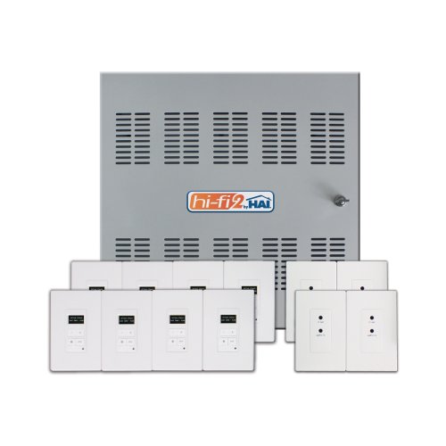 Leviton 95A00-1 Hi-Fi 2 8-Zone, 8-Source Distributed Audio System in Enclosure