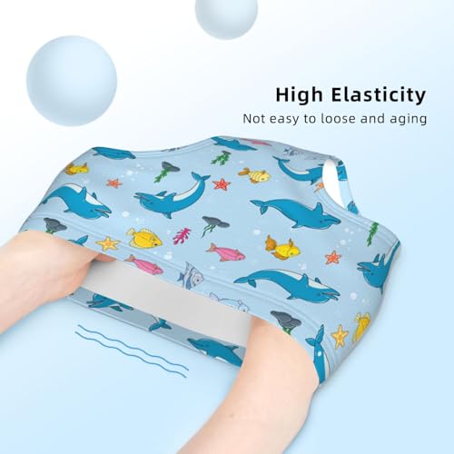 Cute Dolphins Fish And Starfish Girls' Underwear Soft Cotton Little Girls Panties Comfort Briefs4