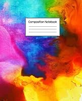 Composition Notebook : Colorful Skull, Notebooks, Rainbow, Clouds, Tye Dye, Cute Journal Diary (Workbook and Handbook) for Girls Teens Kids Women School Home Notes (7,5 X 9. 25 Wide Blank Lined) 1697987788 Book Cover