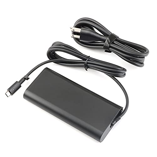 New 130W USB C Type C AC Power Adapter Dell Laptop Charger Replacement for Dell Precision 5530 2in1,Dell XPS 15 2in1 9575,DA130PM170 HA130PM170 0K00F5 K00F5 0M0H25 M0H25 T4V18 Laptop Power Cord