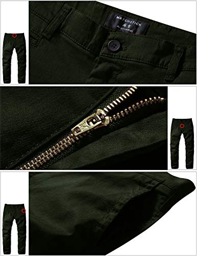 Image of Match Men's Regular Fit Comfort Stretch Casual Chino Pants