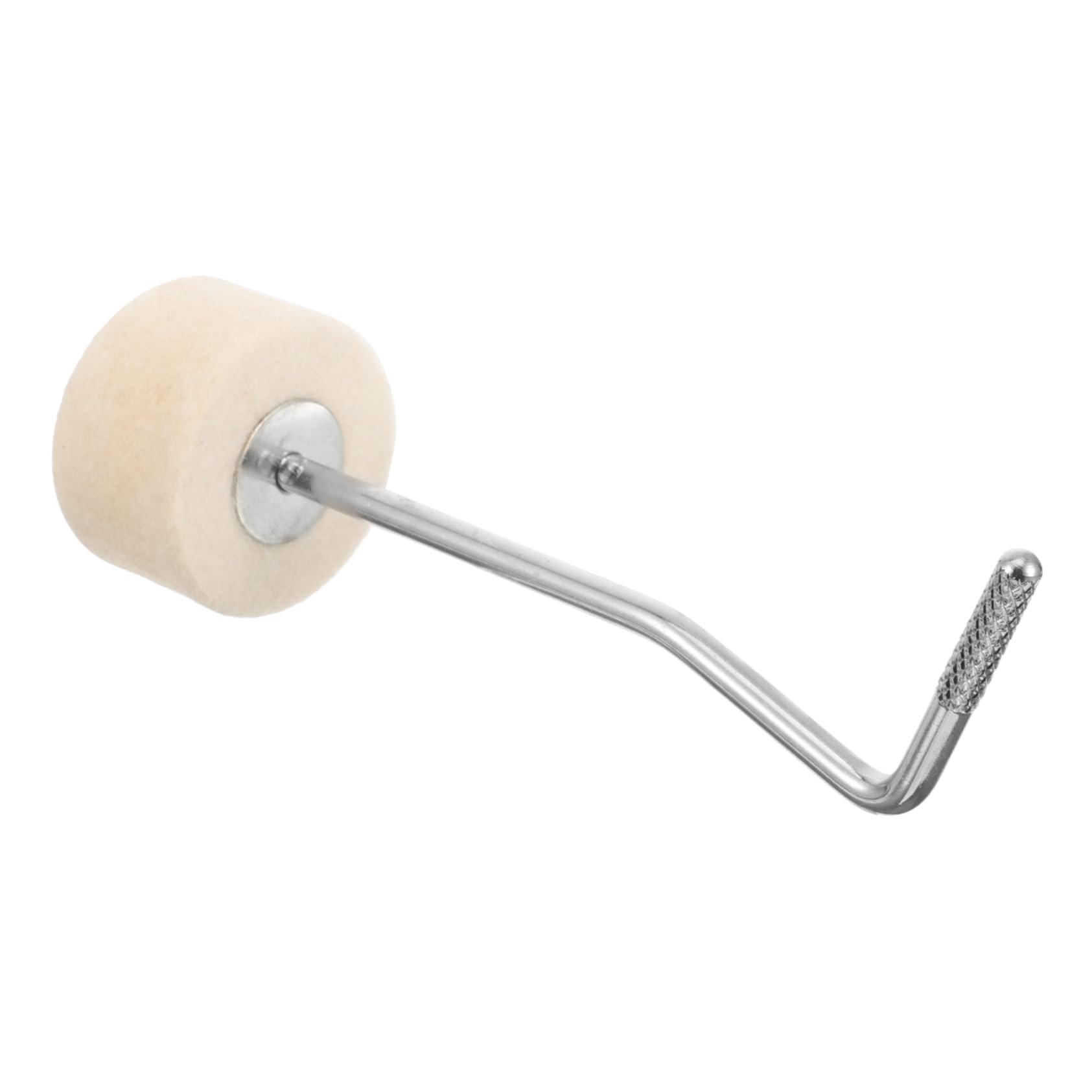 FAVOMOTO Kick Drum Pedal Weight Step on The Hammer Metal Felt Material Bass Drum Accessory