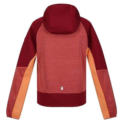 Childrens/Kids Prenton II Hooded Soft Shell Jacket (5-6 Years) (Mineral Red/Rumba Red)4