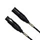 Mogami Gold Studio 02 XLR to XLR Quad Conductor Patch Cable 2 feet