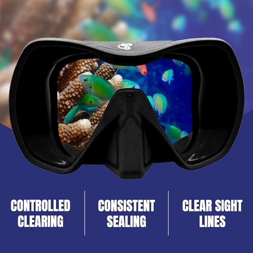 Image of Mako Single-Lens Scuba Diving Mask, Low Volume