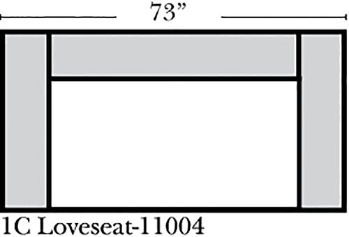 Omnia Leather Sunset 1 Cushion Loveseat in Leather, Shadow Legs, Navajo Caramel