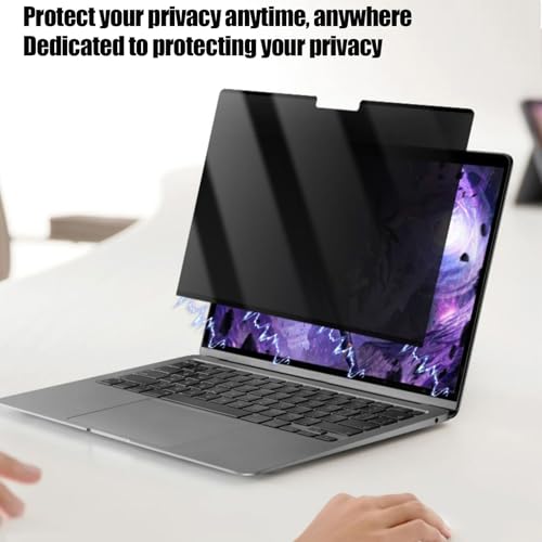 Filtro de privacidad para pantalla de laptop ideal para trabajar en cafetería y aeropuerto 7