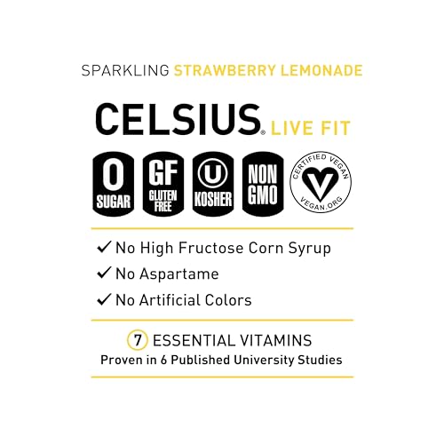 Celsius FGSS1254 Sparkling Strawberry Lemonade thumb #3