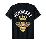 Hennessy Name Hennessy Birthday Queen Crown Bee Hennessy T-Shirt