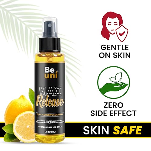 Image of Max Release C22 Remover Wig Glue Remover Spray - Fast Acting Adhesive Remover for Hair Patch & Wigs | Citrus Based, Skin Friendly Formula (Pack of 1, 118ml)