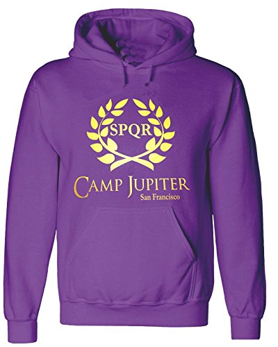Camp Half Blood Orange Demigod Sweatshirt Hoodie Purple Camp Jupiter $20 Sale! (Small, Purple Hoodie)