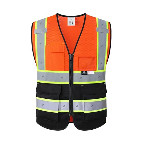 Image of Safety Vest for Men Women Reflective Construction Vest