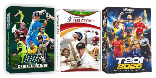 Image of Aamango International Cricket Collection (T20I 2026 + Test Legends + ODI Legends)