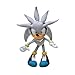 ZHTY Sonic Toys 32cm 12.5"Argent Sonic Peluche Super Sonic The Hedgehog Peluche Peluche Toy Sonic Toys Sonic Tails Knuckles Shadow Poupées Farcées Porte-clés Song