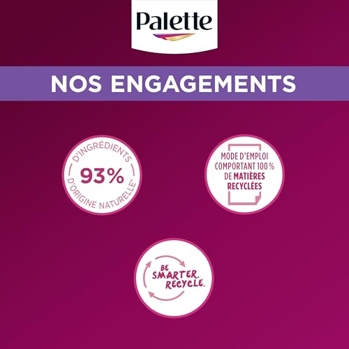 Schwarzkopf - Palette - Coloration Permanente Cheveux - Crème Soin - Couvre 100% des Cheveux Blancs - Tenue 8 semaines - Chatain Foncé 800