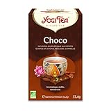 YOGI TEA Choco Bio   Cacao & Épices Chaï – Saveur Chocolatée Épicée – Bien être & Moment Gourmand – 17 Sachets