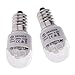 Unbekannt Lot de 2 ampoules LED 0,5 W pour machine à coudre Brother Singer Feiyue Acme Juki Papillon