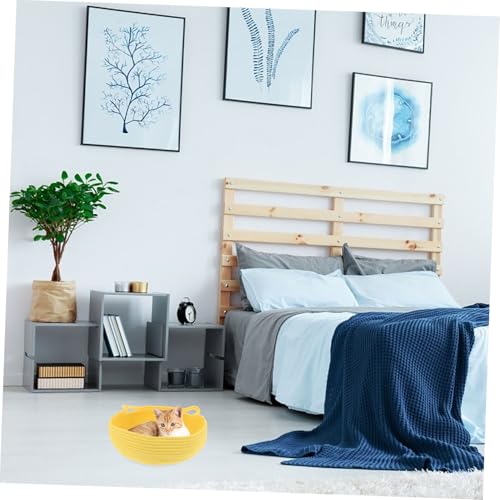 Panier pour chat Hemobllo en coton pour les siestes au salon - 3