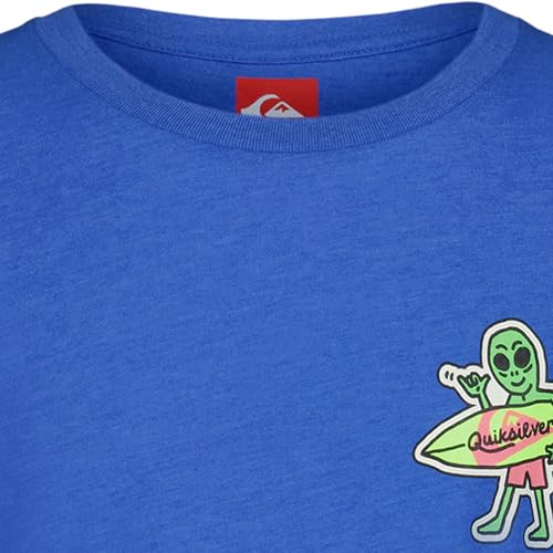 Image of Quiksilver Boys' Short Sleeve Logo Graphic T-Shirt, Soft & Comfortable, Regular Fit