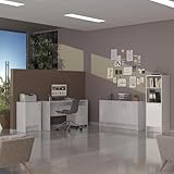 Conjunto Escritório Office Escrivaninha Balcões Gaveteiro Berlin - Vianossa