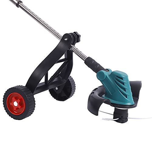 HUIOP Universal Lawn Trimmer Auxiliary Wheel Handy Cordless Lawn Mower Accessory Adjustable 25-28mm Grass Trimmer Support Wheel - Image 3