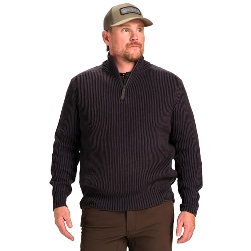 Beretta Men's Dover Tech Wool Blend Half-Zip Hunting Shooting Sweater with Nylon Shoulder and Elbow Inserts4