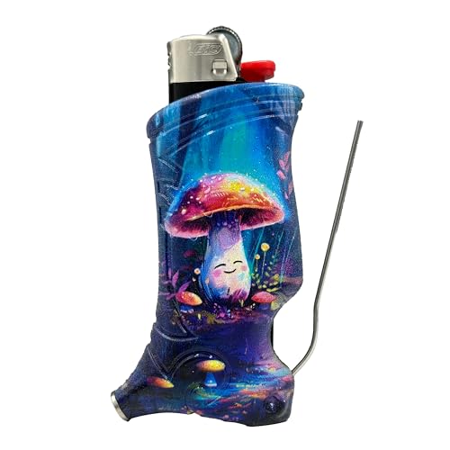 Toker Poker - Bic Lighter Case Multi Tool, Funguy Design, All Inclusive Tool for Camping and Other