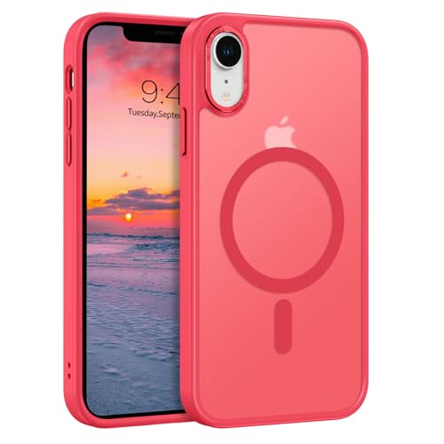 Telaso For Iphone Xr Case, Iphone Xr Phone Case Compatible With Magsafe Wireless Charging Translucent Matte Back Anti-Scratch Anti-Yellow Full Body Protective Strong Magnetic For Iphone Xr Case cover