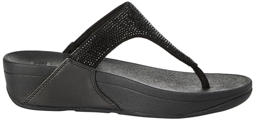 Image of FitFlop Lulu Multi-Tonal Glitter Toe-Post Sandals
