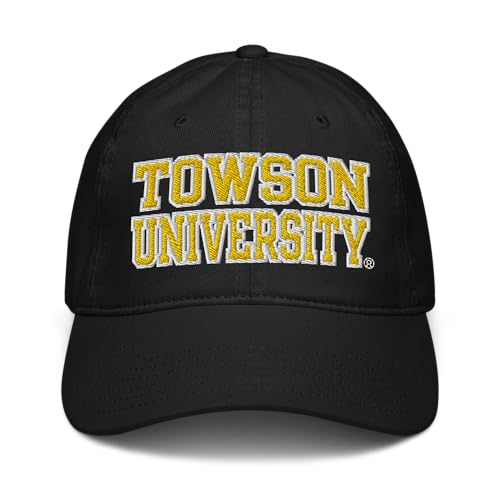 Gorra Ajustable Oficial Towson Tigers Negra miniatura 2