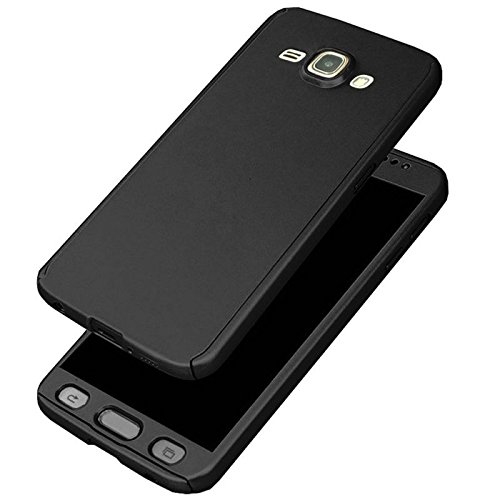 Combo of Back Cover with Tempered Glass Samsung J5prime Front & Back Rubberised Back Cover