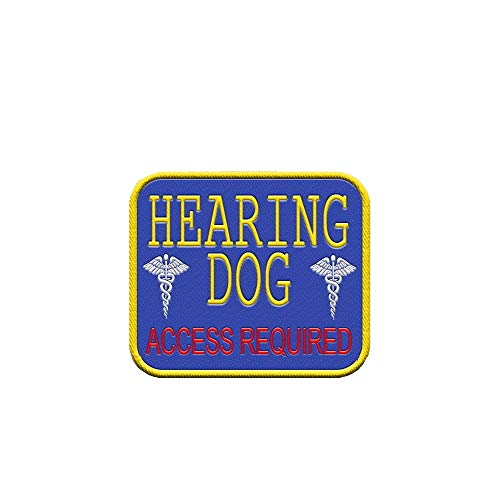 Hearing Dog - Sew On Patch for Service Dog Vest or Harness
