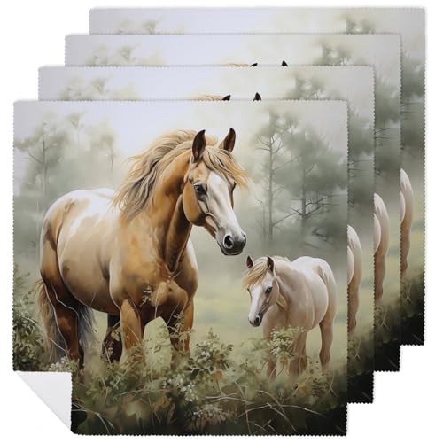 Servilletas de Tela Cuadradas 47.5x47.5 cm Pack x4 miniatura 1