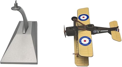 Miniatura 8 de Escala 172 WWI Royal Air Force SE.5A - Hélice biplano de metal fundido a presión modelo de avión militar, colección de adornos de regalo