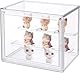 Acryl Vitrine - Schaukasten Vitrine Glasvitrine Klein transparente Aufbewahrungsbox mit Magnet für Sammelobjekte Action Figuren Miniaturen Staubschutz 27x18x22 cm